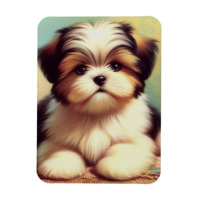 Íman Pintor Cute Shih-Tzu (Vertical)