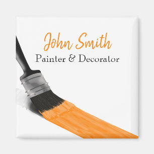 Íman Pintor Service Company Brush Orange