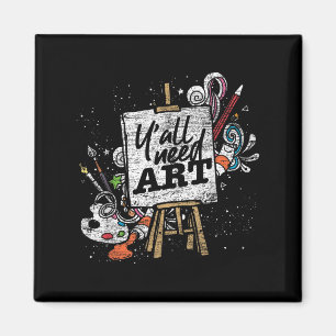Íman Pintora Engraçada Yall Precisa De Arte