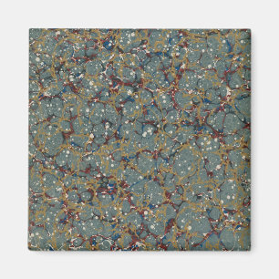 Íman Pintura Abstrata Marmoreada