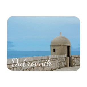 Íman Pintura aquosa da parede da cidade de Dubrovnik