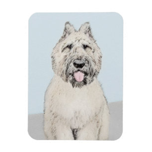 Íman Pintura Bouvier des Flandres - Arte Cachorra Origi