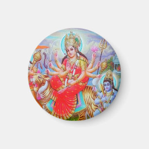 Íman Pintura brilhante de Durga Ji da deusa