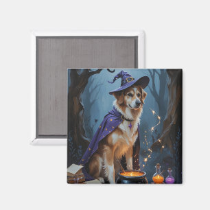 Íman Pintura caprichosa de Halloween do Pastor da Anató