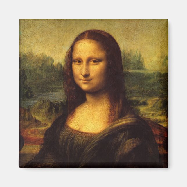 Íman Pintura clássica Mona Lisa (Frente)
