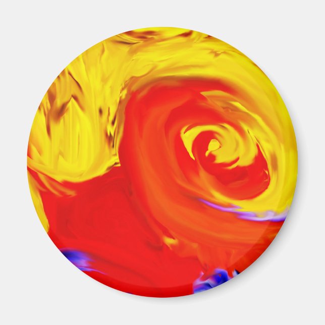 Íman Pintura Colorida a Óleo - Magnets (Frente)