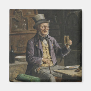Íman Pintura da cerveja do bebendo