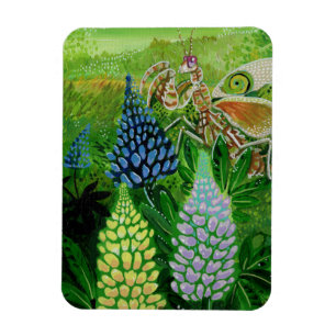 Íman Pintura da Flor Mantis