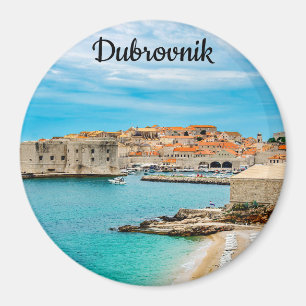 Íman Pintura da praia de Dubrovnik