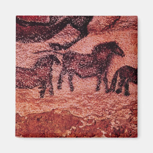 Íman Pintura da rocha dos tarpans, c.17000 BC