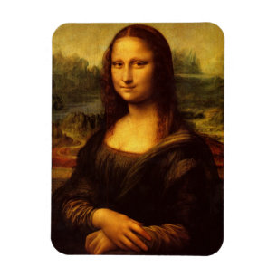 Íman Pintura das belas artes de Leonardo da Vinci Mona