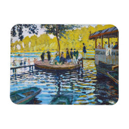 Íman Pintura de arte La Grenouillere Claude Monet