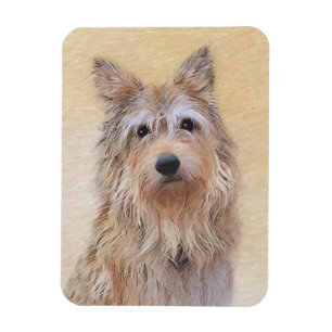 Íman Pintura de Berger Picard - Arte de Cachorro Origin
