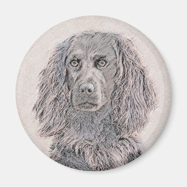 Íman Pintura de Boykin Spaniel - Arte de Cachorro Origi (Frente)