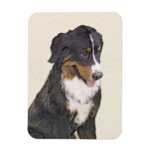 Íman Pintura de Cachorro de Montanha Bernese - Arte Ori