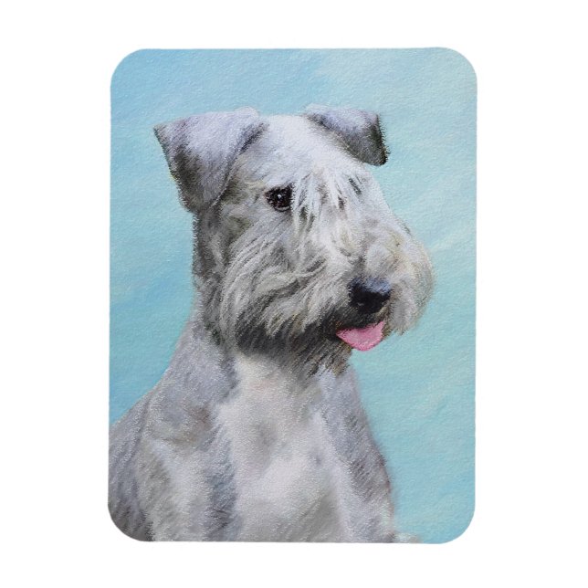 Íman Pintura de Cesky Terrier - Arte de Cachorro Origin (Vertical)
