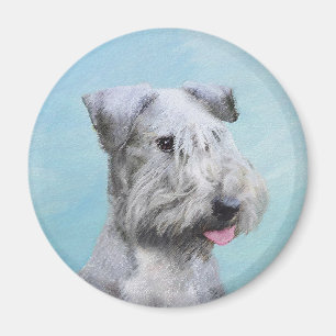 Íman Pintura de Cesky Terrier - Arte de Cachorro Origin