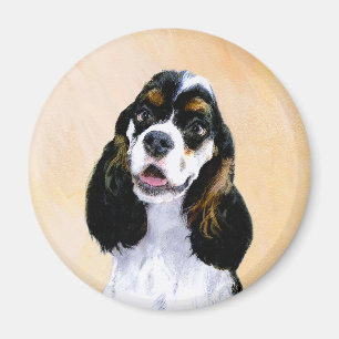 Íman Pintura De Cocker Spaniel (Participante) - Arte De