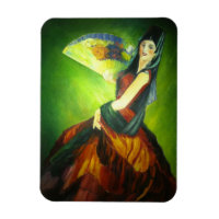 Pintura de Dançarina de Flamenco Espanhola