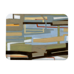 Íman Pintura de expressão livre moderna por Norman Wyat