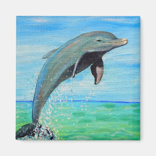 Íman Pintura de golfinho