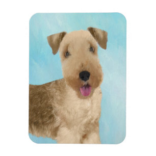 Íman Pintura de Lakeland Terrier - Arte de Cachorro Ori
