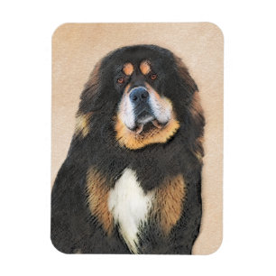 Íman Pintura de Mastiff Tibetano - Arte de Cachorro Ori