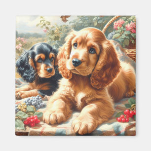 Íman Pintura de Panela de Cocker