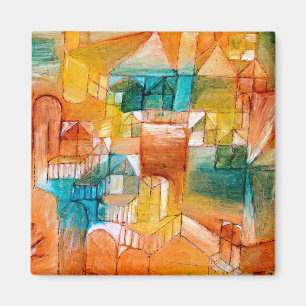 Íman Pintura de Paul Klee, Fascade Brown-Green