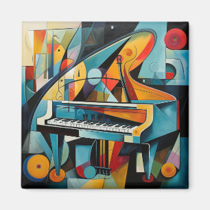 Íman Pintura de piano moderna do Magnet