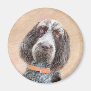 Íman Pintura de Spinone Italiano - Arte de Cachorro Ori