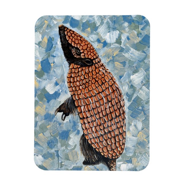 Íman Pintura de Tatu (Vertical)