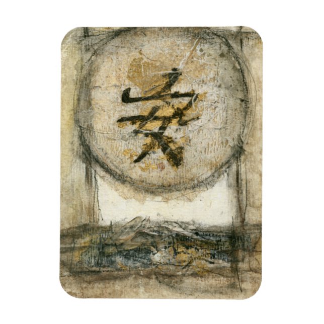 Íman Pintura de Tranquilidade Chinesa por Mauro (Vertical)