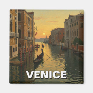 Íman Pintura de Veneza Itália Viagem Souvenir