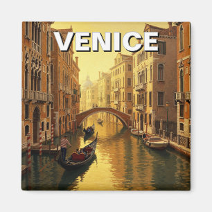 Íman Pintura de Veneza Itália Viagem Souvenir