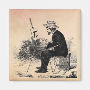Íman Pintura do número do Pi