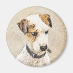 Íman Pintura do Parson Jack Russell Terrier - Arte Cani