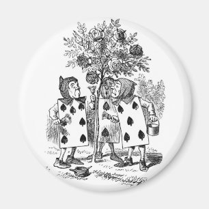 Íman Pintura Do Vermelho Rosa