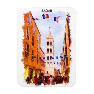 Íman Pintura em Aquarela Zadar Croácia