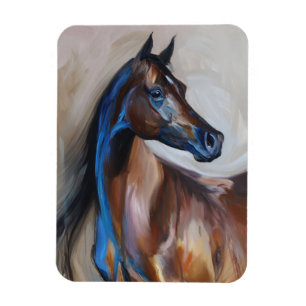 Íman Pintura em cavalos árabe flexível