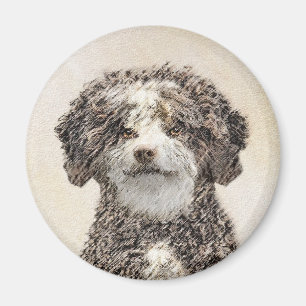 Íman Pintura Espanhola de Cachorros - Arte Cachorra Ori