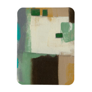 Íman Pintura Expressionista com Traços Pesados de Pinc