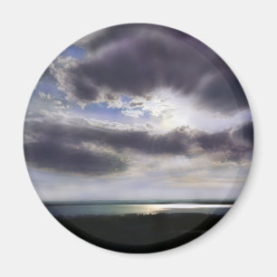 Íman Pintura no oceano do nascer do sol