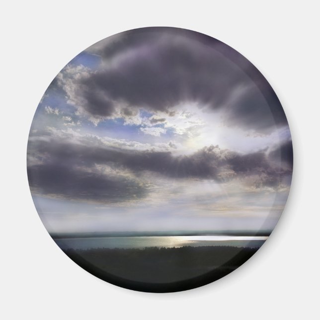 Íman Pintura no oceano do nascer do sol (Frente)