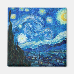Íman Pintura Noturna Starry Pelo Pintor Vincent Van Gog