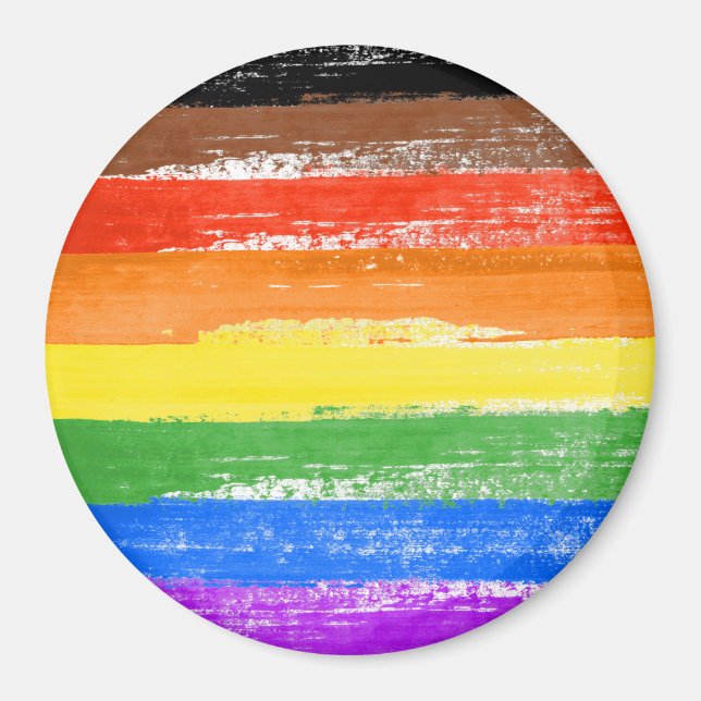 Íman Pintura Orgulho LGBTQIA+ (Frente)