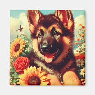 Íman Pintura para pinos de German shepherd cômodo