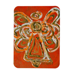 Íman Pintura Personalizada do Magnet Angel Orange Guard