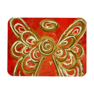 Íman Pintura Personalizada do Magnet Angel Red Guardian