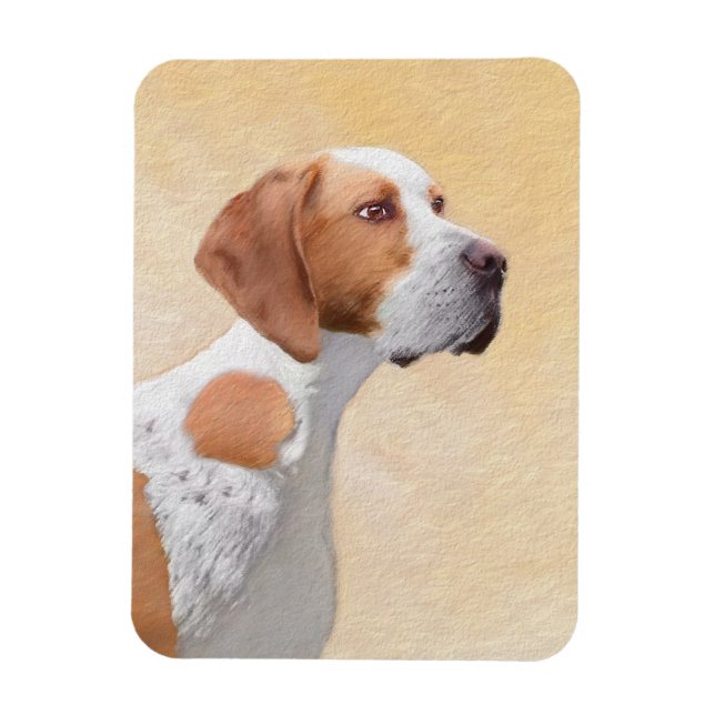 Íman Pintura Ponteiro - Arte Cachorra Original (Vertical)